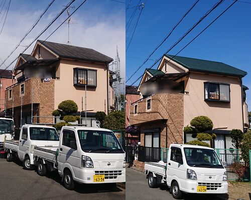 施工前と施工後
