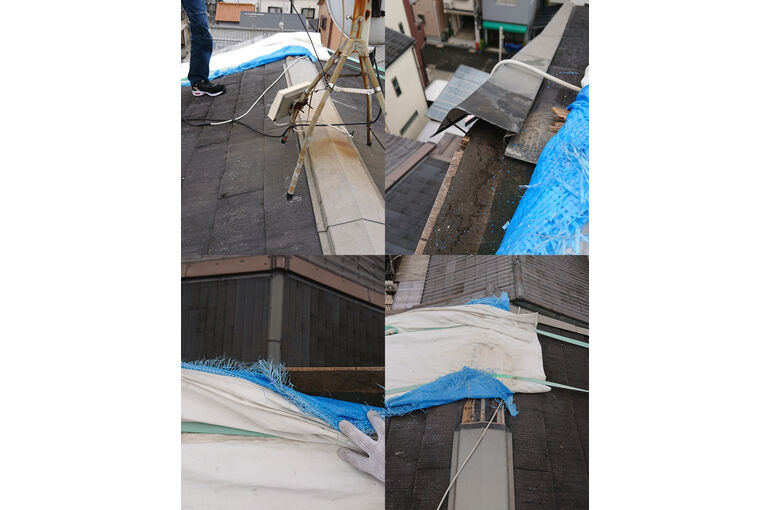 屋根 破損