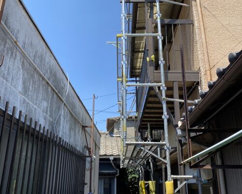 狭小地・足場・屋根葺き替え
