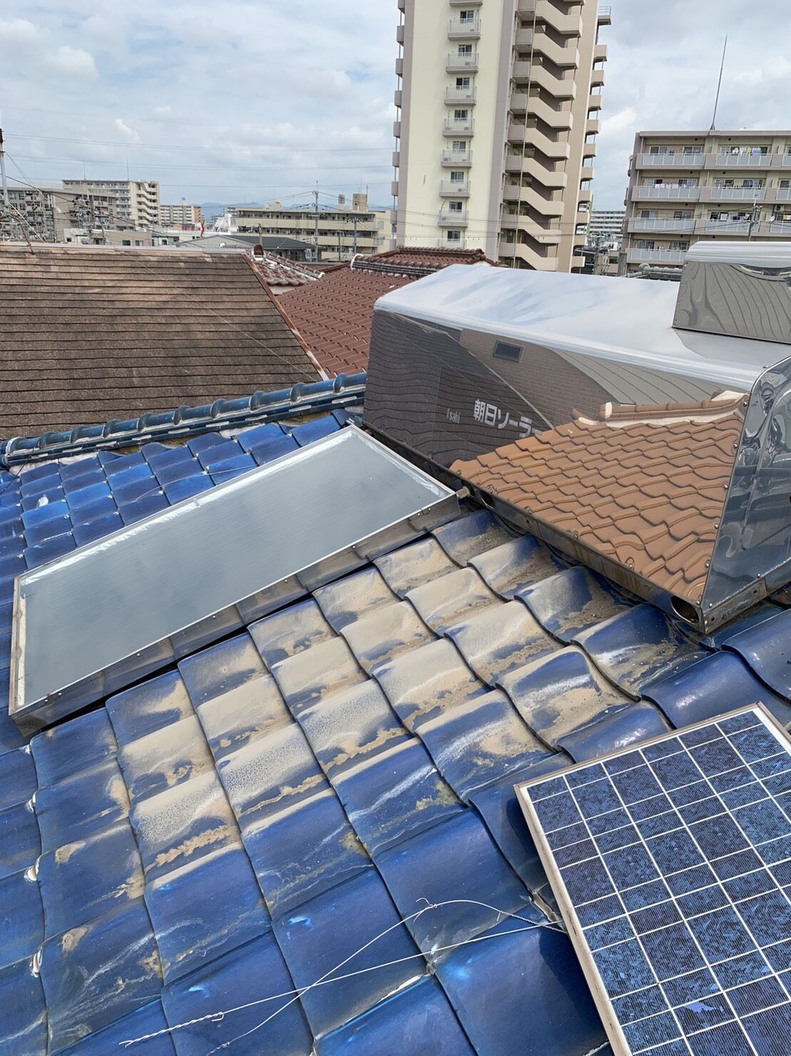 太陽熱温水器 朝日ソーラー 直接引き取り可能